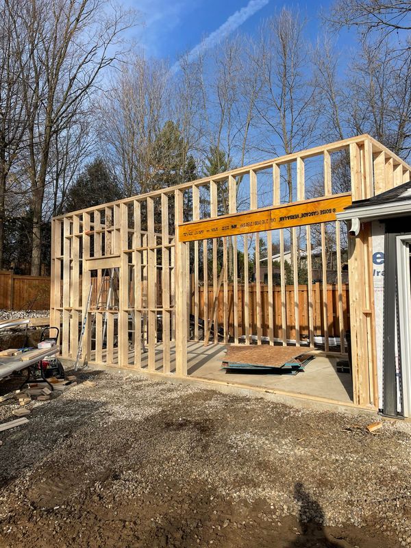 London Contracting home addition.